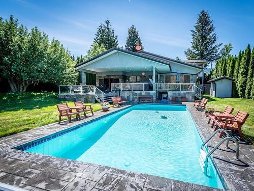 2736 Thompson Drive, Kamloops, BC - Outdoor With In Ground Pool With Deck Patio Veranda With Backyard