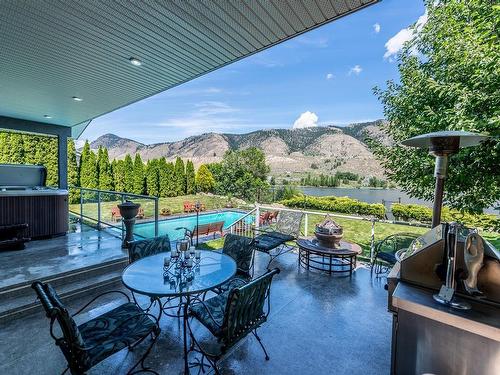 2736 Thompson Drive, Kamloops, BC - Outdoor With In Ground Pool With Deck Patio Veranda With Exterior