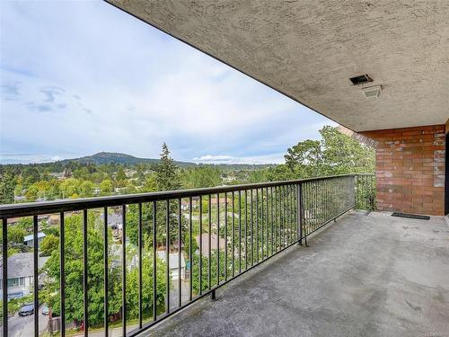606-4030 Quadra St, Saanich, BC - Outdoor With Balcony With View With Exterior
