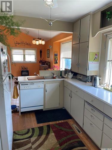 306 Main Street, White Fox, SK - Indoor Photo Showing Kitchen With Double Sink
