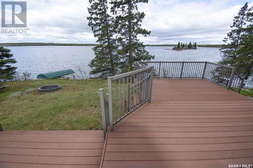 228 Sunset Place, Echo Bay, SK - Outdoor With Body Of Water With Deck Patio Veranda With View