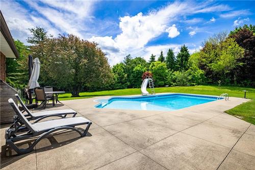 5 Ellen Street, Freelton, ON - Outdoor With In Ground Pool With Backyard