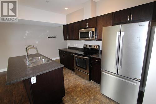 5170 Dallas Drive Unit# 310, Kamloops, BC - Indoor Photo Showing Kitchen With Double Sink