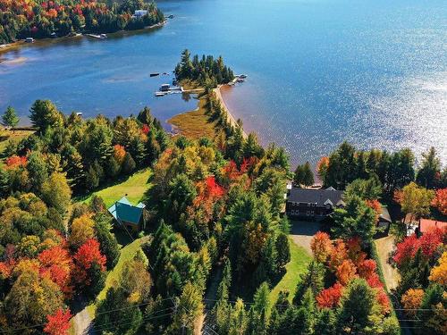 Aerial photo - 4662 Ch. Laporte, Saint-Côme, QC - Outdoor With Body Of Water With View