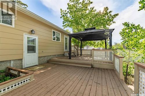 777 Hochelaga Street E, Moose Jaw, SK - Outdoor With Deck Patio Veranda With Exterior