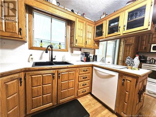 12 Colebrooke Road, Grand Falls, NB - Indoor Photo Showing Kitchen With Double Sink