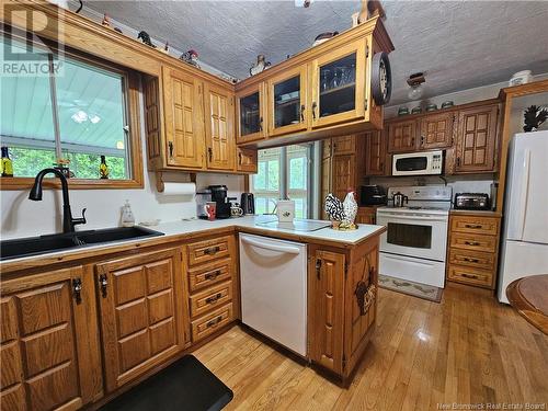 12 Colebrooke Road, Grand Falls, NB - Indoor Photo Showing Kitchen With Double Sink