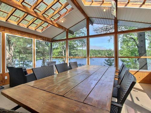 Solarium - 186 Ch. Gagnon, Laniel, QC - Indoor Photo Showing Dining Room