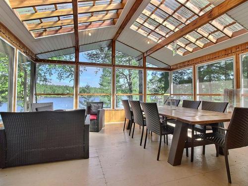 Solarium - 186 Ch. Gagnon, Laniel, QC - Indoor Photo Showing Dining Room