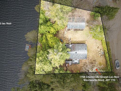 Aerial photo - 1756 Ch. Du Grand-Lac-Noir, Wentworth-Nord, QC - 