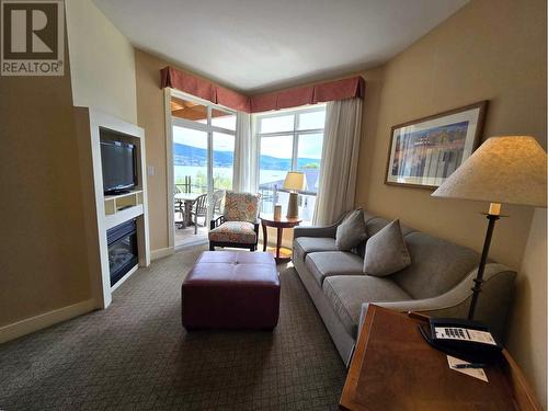 13011 Lakeshore Drive S Unit# 224, Summerland, BC - Indoor Photo Showing Living Room With Fireplace