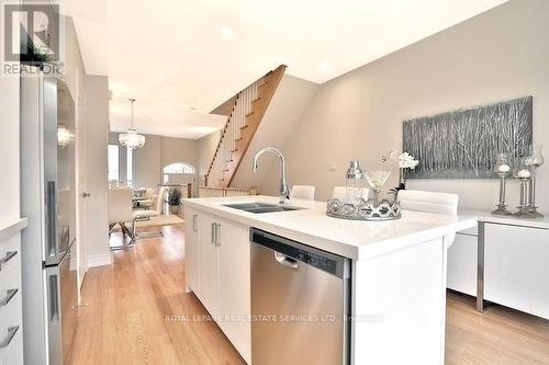 1024B Islington Avenue, Toronto, ON - Indoor Photo Showing Kitchen With Double Sink