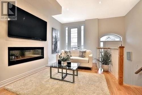 1024B Islington Avenue, Toronto, ON - Indoor Photo Showing Living Room With Fireplace