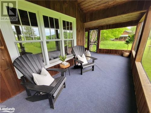 Bunkie Verandah - 669 Skyhills Road, Huntsville, ON - Outdoor With Deck Patio Veranda With Exterior