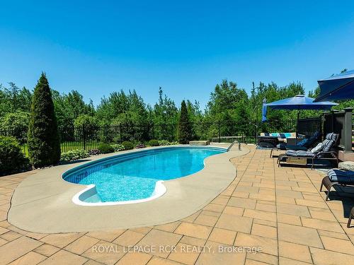 513442 2Nd Line, Amaranth, ON - Outdoor With In Ground Pool With Backyard