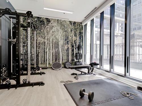 Exercise room - 1510-628 Rue St-Jacques, Montréal (Ville-Marie), QC - Indoor Photo Showing Gym Room