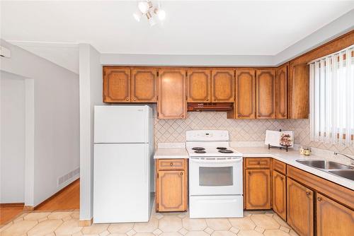 111 Nugent Drive, Hamilton, ON - Indoor Photo Showing Kitchen With Double Sink
