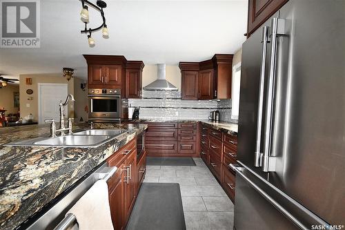 Eagles Wings Acreage, Big River Rm No. 555, SK - Indoor Photo Showing Kitchen With Double Sink With Upgraded Kitchen