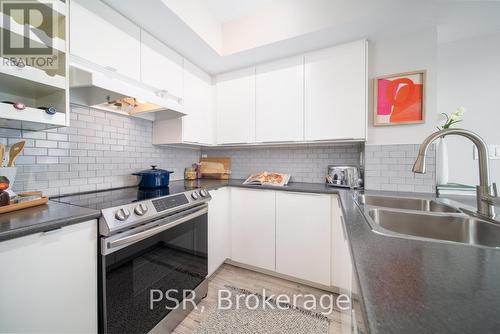 305 - 21 Earl Street, Toronto, ON - Indoor Photo Showing Kitchen With Double Sink