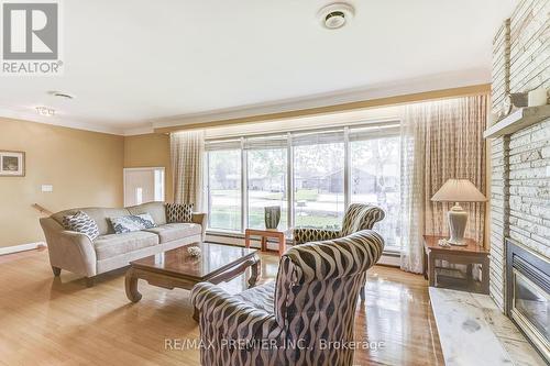 1 Gram Street, Vaughan (Maple), ON - Indoor Photo Showing Living Room With Fireplace