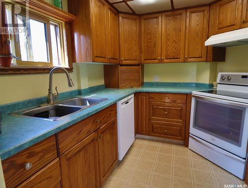 252 7Th Avenue Ne, Swift Current, SK - Indoor Photo Showing Kitchen With Double Sink