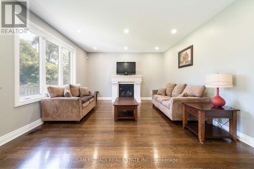 1029 Haig Boulevard, Mississauga, ON - Indoor Photo Showing Living Room With Fireplace