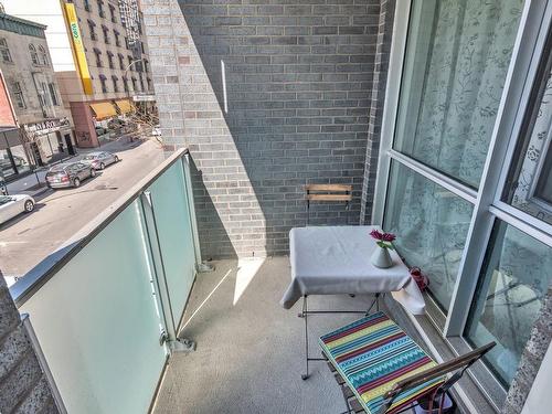 Balcon - 201-1211 Rue Drummond, Montréal (Ville-Marie), QC - Outdoor With Balcony With Exterior