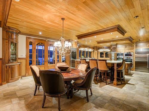 Dinette - 1054 Ch. Thomas-Maher, Lac-Saint-Joseph, QC - Indoor Photo Showing Dining Room