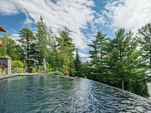 Pool - 1054 Ch. Thomas-Maher, Lac-Saint-Joseph, QC - Outdoor With Body Of Water