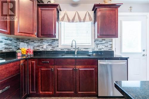 2217 Alexandra, Windsor, ON - Indoor Photo Showing Kitchen With Double Sink