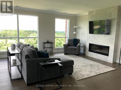 704 - 460 Callaway Road, London, ON - Indoor Photo Showing Living Room With Fireplace