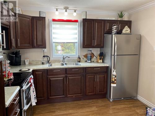 23 Main Street, Black Duck Brook, NL - Indoor Photo Showing Kitchen With Double Sink