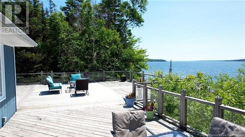 3584 127 Route, Bayside, NB - Outdoor With Body Of Water With Deck Patio Veranda With Exterior