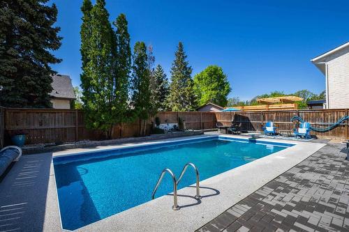 118 The Bridle Path, Winnipeg, MB - Outdoor With In Ground Pool With Backyard
