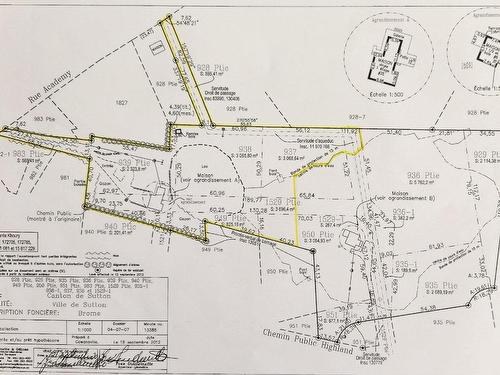 Plan (croquis) - 35 Rue Academy, Sutton, QC - Other