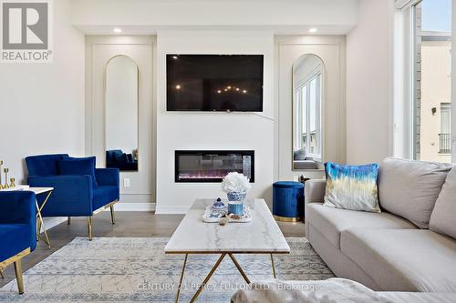 2137 Coppermine Street, Oshawa, ON - Indoor Photo Showing Living Room With Fireplace