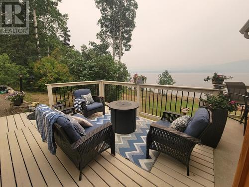 6503 Lakeshore Drive, Moberly Lake, BC - Outdoor With Body Of Water With Deck Patio Veranda