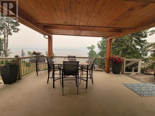 6503 Lakeshore Drive, Moberly Lake, BC - Outdoor With Deck Patio Veranda With Exterior