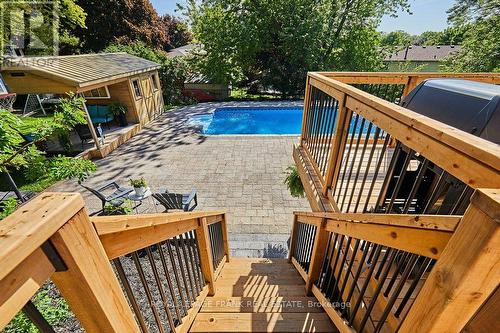 69 Heath Crescent, Scugog, ON - Outdoor With In Ground Pool With Deck Patio Veranda With Exterior