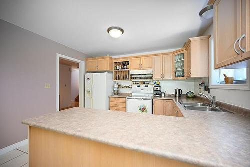 543 John Street N, Hamilton, ON - Indoor Photo Showing Kitchen With Double Sink