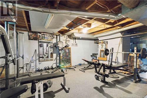 10252 Route 105, Beechwood, NB - Indoor Photo Showing Gym Room