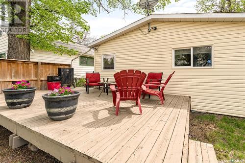 806 Stadacona Street W, Moose Jaw, SK - Outdoor With Deck Patio Veranda With Exterior