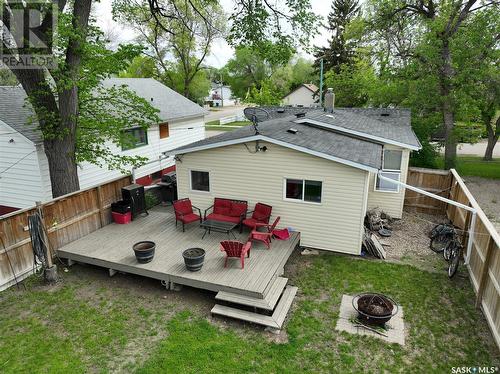 806 Stadacona Street W, Moose Jaw, SK - Outdoor With Deck Patio Veranda With Exterior