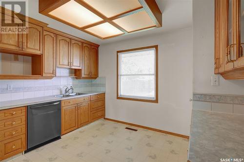 2820 Wascana Street, Regina, SK - Indoor Photo Showing Kitchen With Double Sink