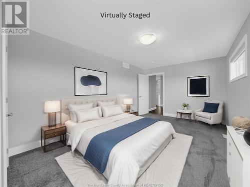 1908 Villa Canal Drive, Kingsville, ON - Indoor Photo Showing Bedroom