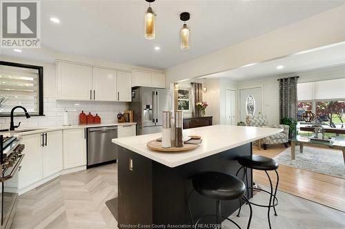 1019 Matthew Brady, Windsor, ON - Indoor Photo Showing Kitchen With Upgraded Kitchen