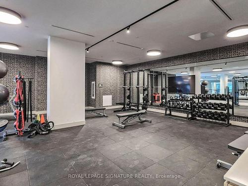 E-511-130 River St, Toronto, ON - Indoor Photo Showing Gym Room