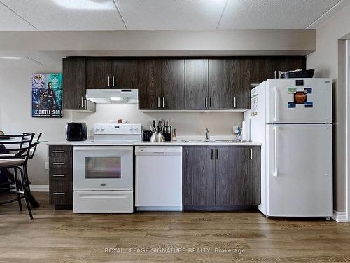 505-716 Main St E, Milton, ON - Indoor Photo Showing Kitchen With Double Sink