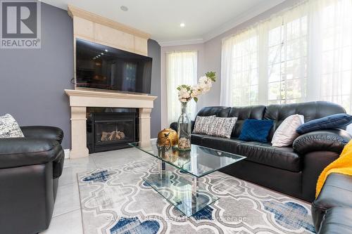 1 Casa Lane, Brampton, ON - Indoor Photo Showing Living Room With Fireplace