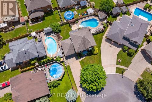 11 Alyson Court, Welland, ON - Outdoor With Above Ground Pool With In Ground Pool With Deck Patio Veranda With View